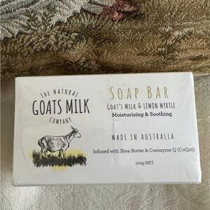 The Natural Goats Milk Company Soap Bar Goats Milk & Lemon Myrtle  - 3 pack
